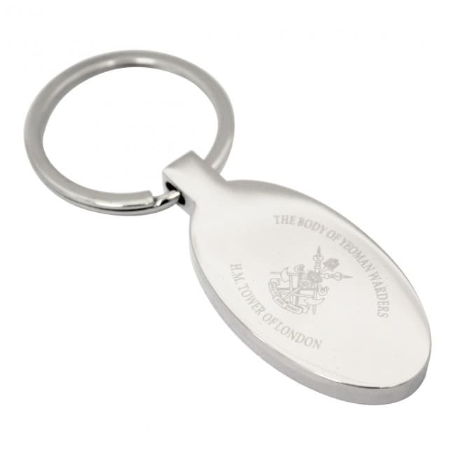 Custom Printed Jupiter Oval Keyring