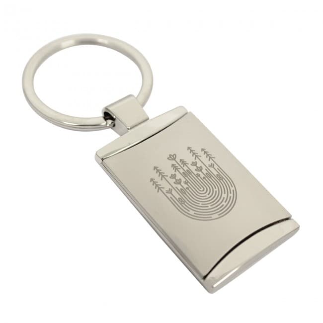 Custom Printed Ascot Keyring