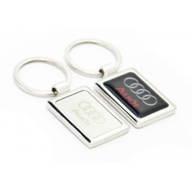 Custom Printed Nexus 3 Luxury Feel Keyring With Full Colour Resin Dome Logo