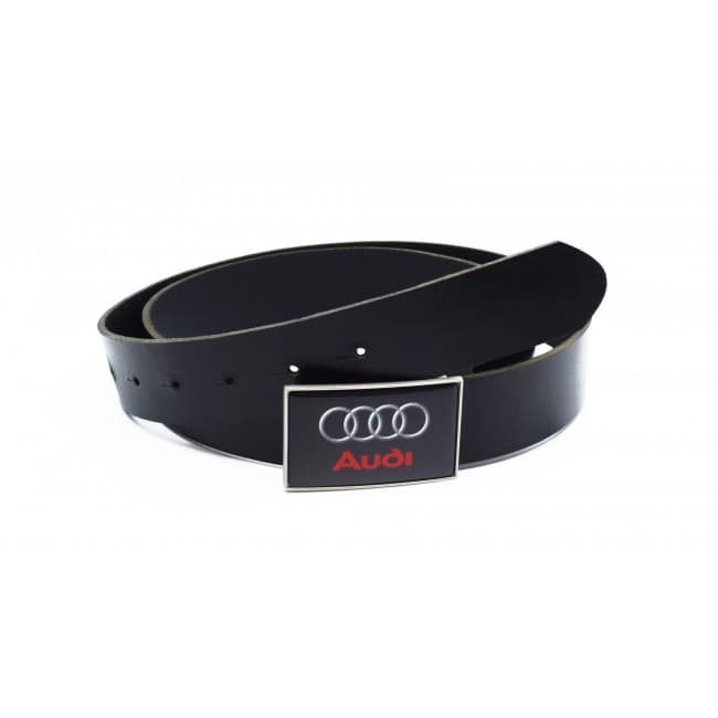 Custom Printed Leather Belt With Full Colour Logo Dome