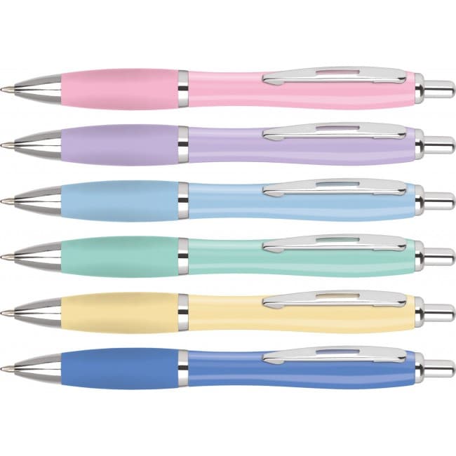 Custom Printed Contour Pastel Ballpen