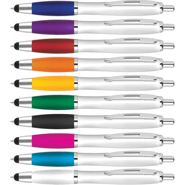 Custom Printed Stylus Contour Digital Touch Ballpen