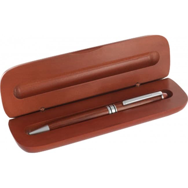 Custom Printed Nature Rosewood Pen Gift Box