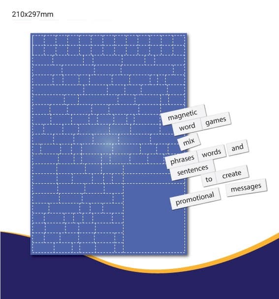 Custom Printed Word Game 02 (210x297mm)