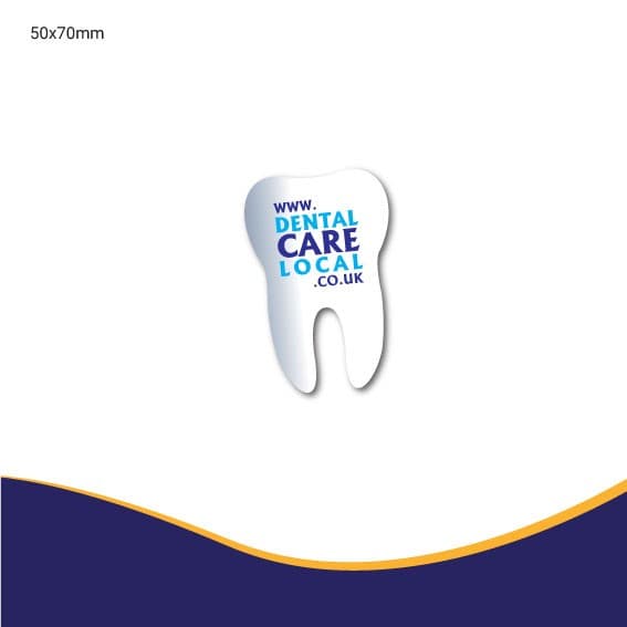 Custom Printed Tooth-50x70mm