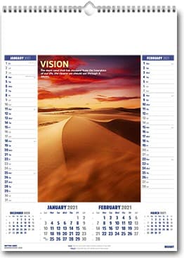 Custom Printed Insight Memo Wall Calendar