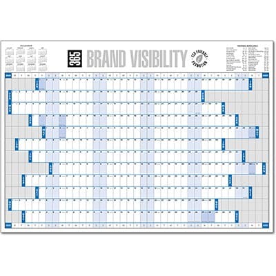 Custom Printed Wall Planner