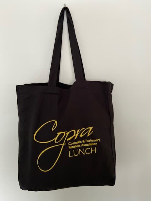 Custom Printed Black Coloured 8oz Canvas Bag