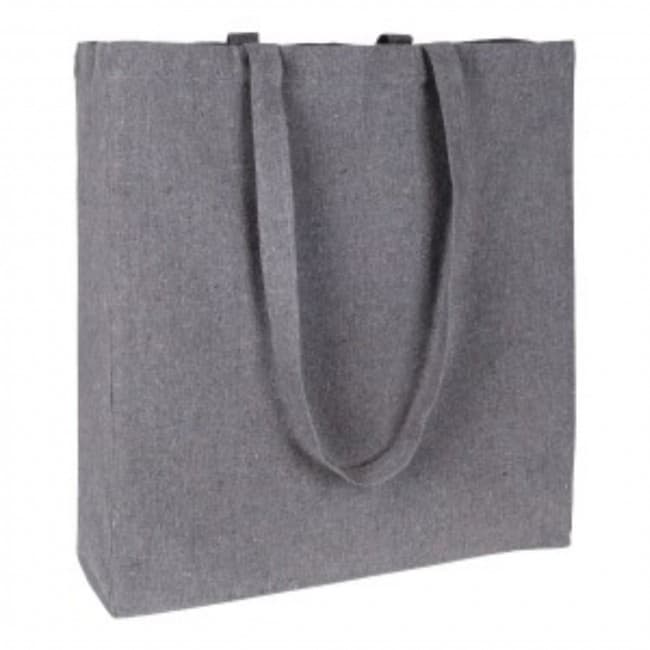 Custom Printed Grey - Natural form 6oz Canvas Bag