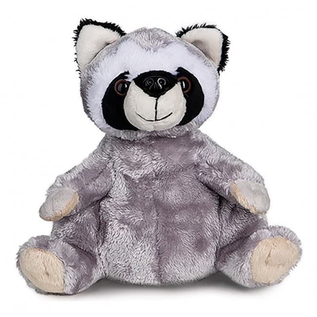 Custom Printed Plush raccoon Kuddel