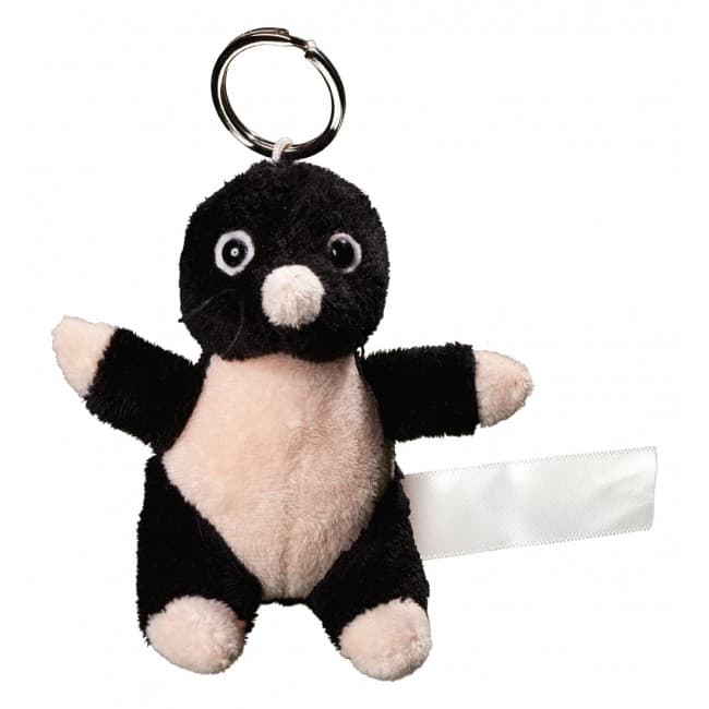 Custom Printed Plush mole with keychain