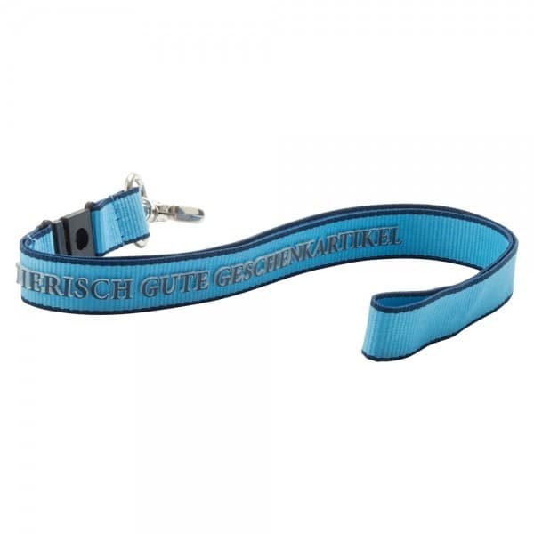 Custom Printed 15mm 3D Logo Lanyard