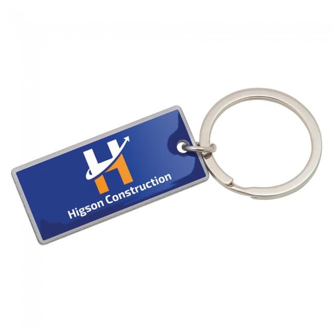 Custom Printed Bespoke Steel Keyrings 40mm