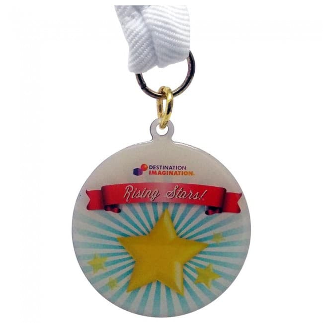 Custom Printed 35mm Medal Printed Full Colour 1.2mm