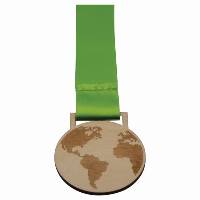 Custom Printed Bespoke Wooden Medal 40mm