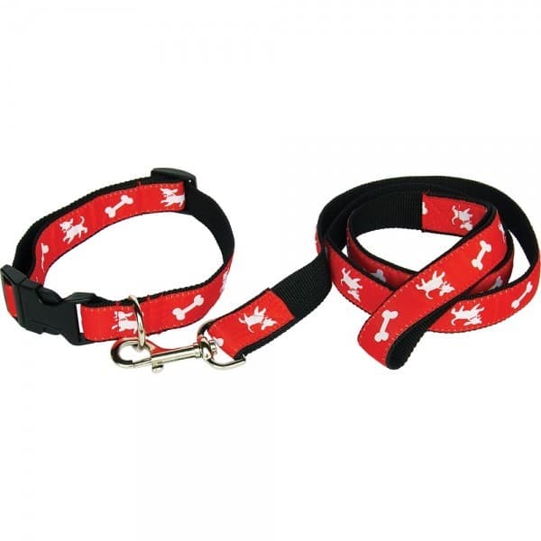 Custom Printed Printed Satin Applique Dog Collar