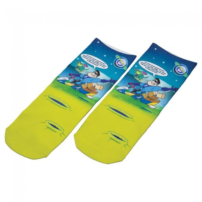 Custom Printed Full Colour Xpress Short Socks Child Size