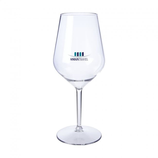 Custom Printed Wine Tritan plastic Wine Glass