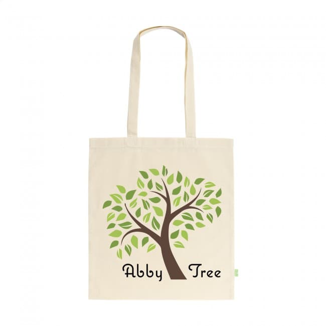 Custom Printed Organic Cotton Shopper 140 g/m² bag