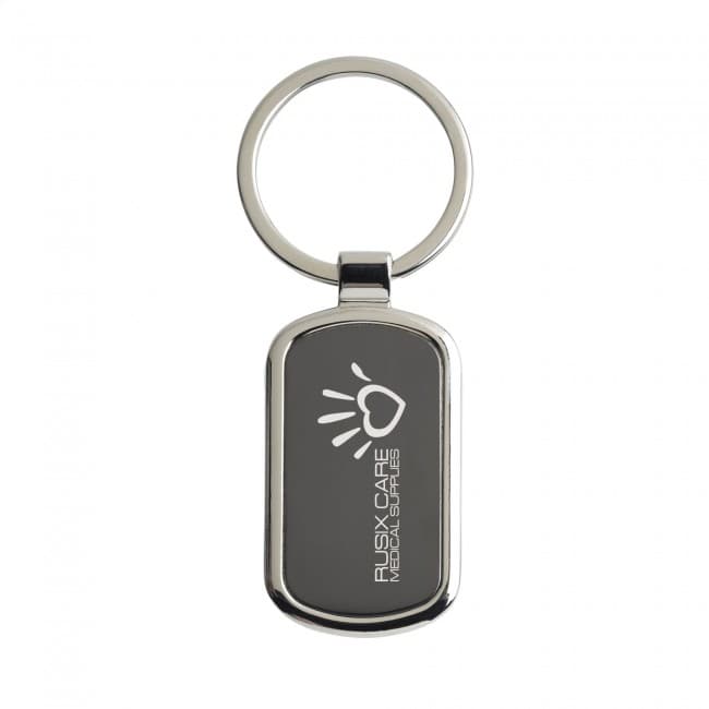 Custom Printed KeyTag Rectangular keyring