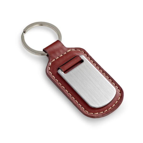 Custom Printed Leather Metal Keyring