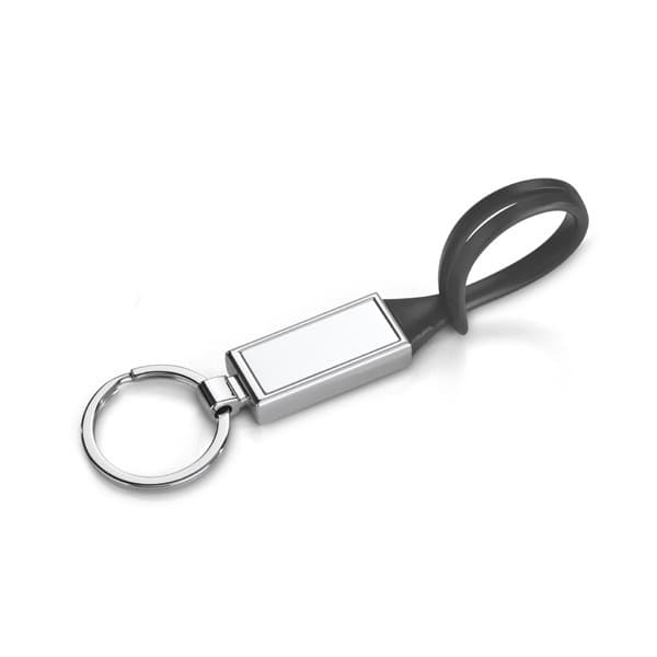 Custom Printed Metal & PVC Keyring