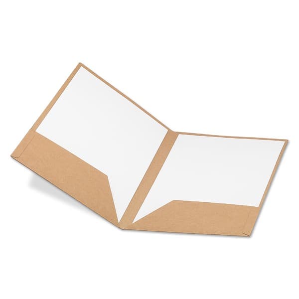 Custom Printed Puzo A4 Kraft Paper Document Folder