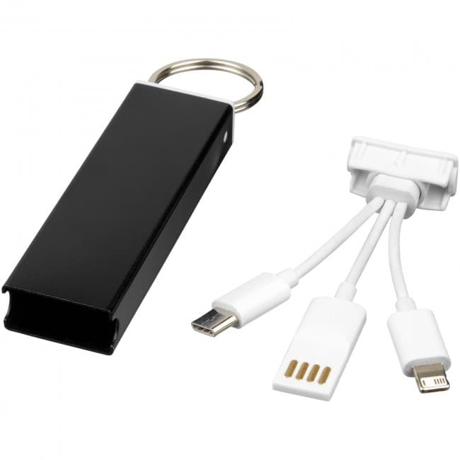 Custom Printed Capsule 3-in-1 charging cable - Image 2