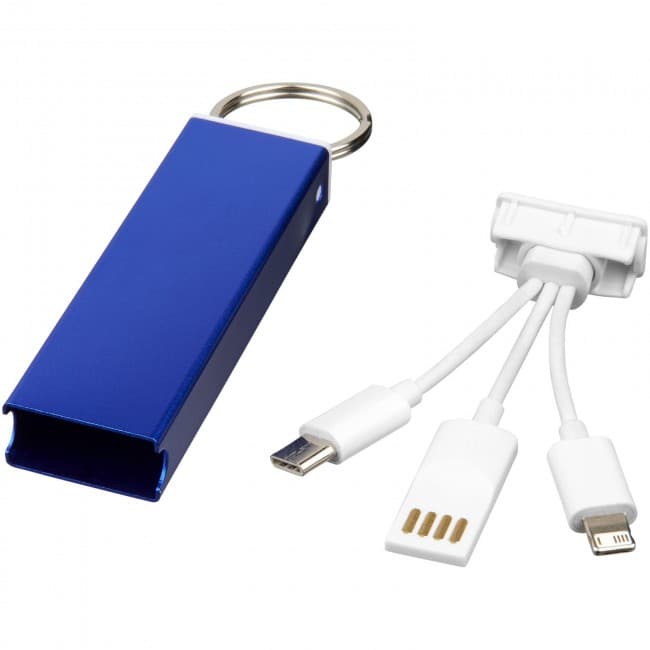 Custom Printed Capsule 3-in-1 charging cable - Image 1