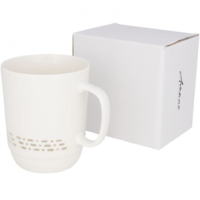 Custom Printed Glimpse 470 ml see-through ceramic mug