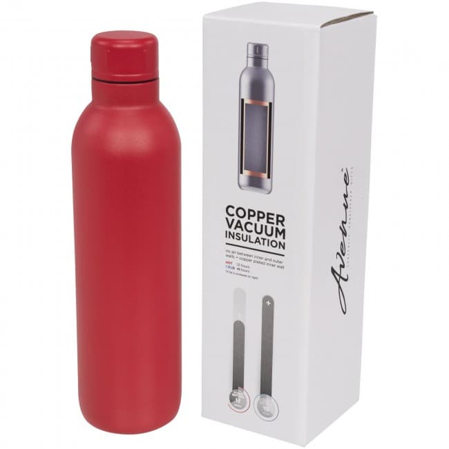 Custom Printed Thor 510 ml copper vacuum insulated sport bottle - Image 2