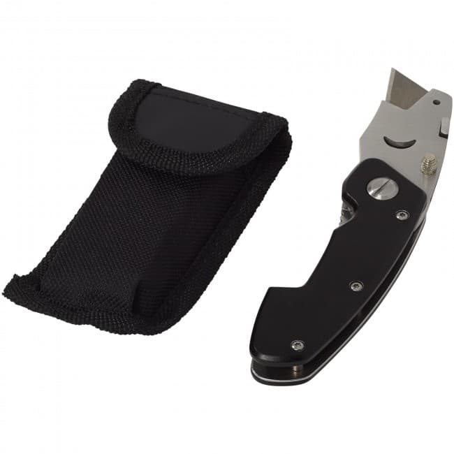 Custom Printed Cutz foldable utility knife and pouch