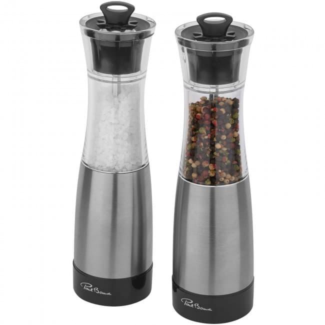 Custom Printed Duo salt and pepper mill set