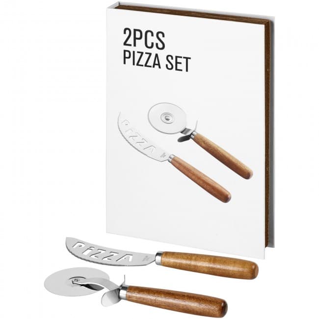 Custom Printed Nantes 2-piece pizza set