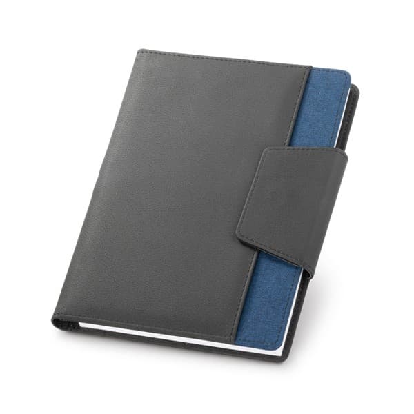 Custom Printed Russel PU And Polyester Fabric Cover With A5 Notebook