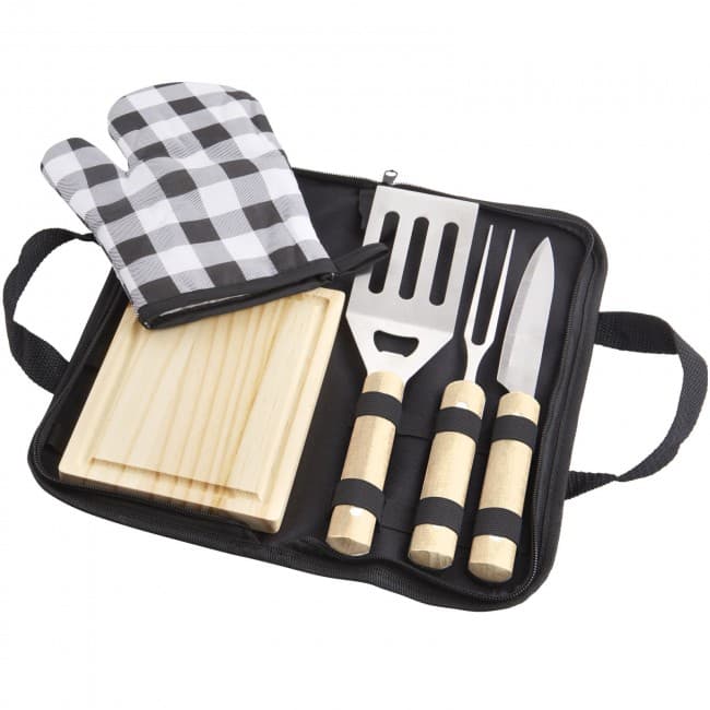 Custom Printed West 5-piece BBQ set