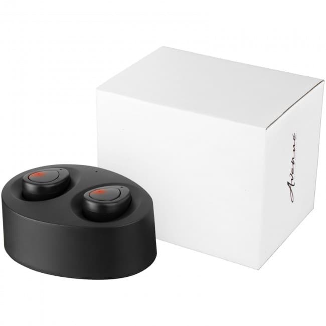 Custom Printed TrueWireless Bluetooth® earbuds with power case