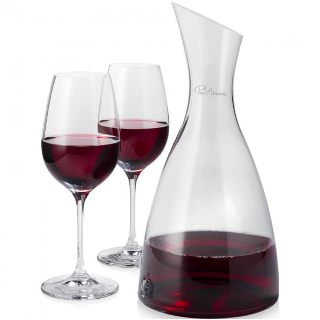 Custom Printed Prestige decanter with 2 wine glasses