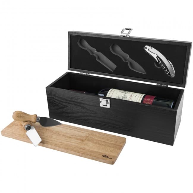 Custom Printed Mino wine box and cheese board set