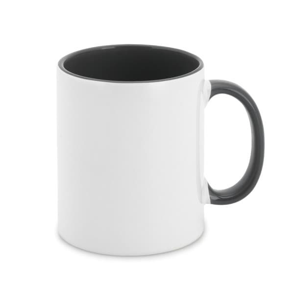 Custom Printed Mocha Ceramic Mug Ideal For Sublimation 350ml