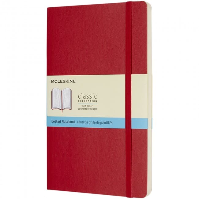 Custom Printed Classic L soft cover notebook - dotted - Image 1