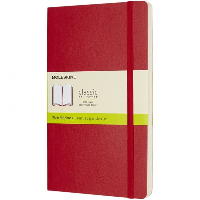 Custom Printed Classic L soft cover notebook - plain - Image 1