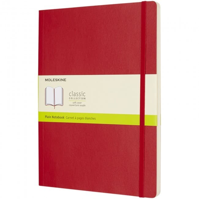 Custom Printed Classic XL soft cover notebook - plain - Image 1