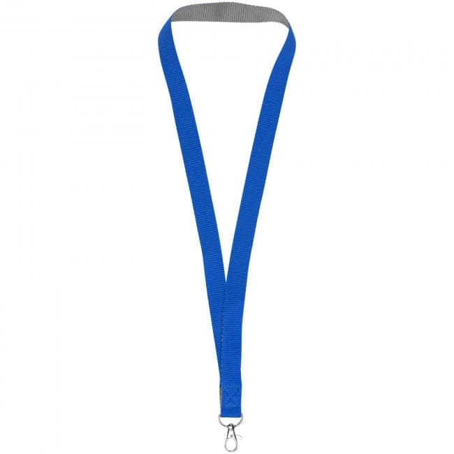 Custom Printed Aru dual-tone lanyard with Hook & Loop closure - Image 3