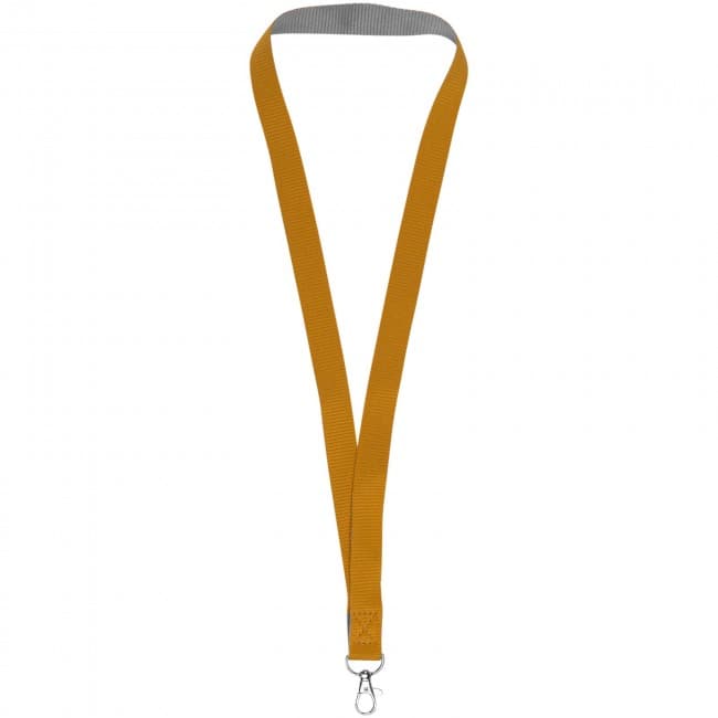 Custom Printed Aru dual-tone lanyard with Hook & Loop closure - Image 2