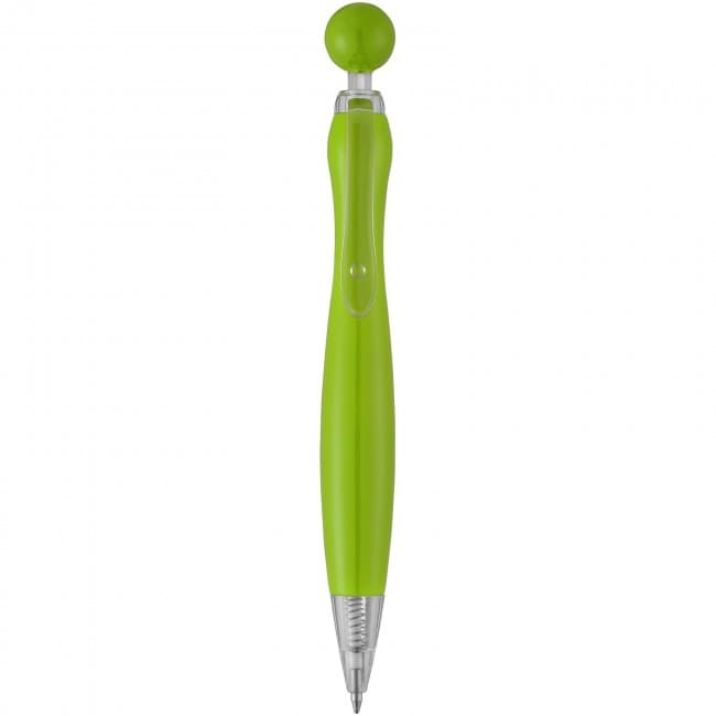 Custom Printed Naples ballpoint pen with ball-shaped clicker - Image 2