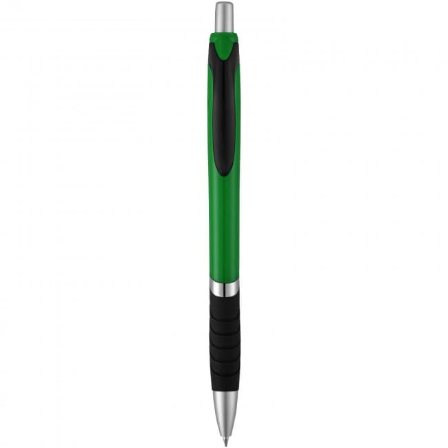 Custom Printed Turbo ballpoint pen with rubber grip - Image 5