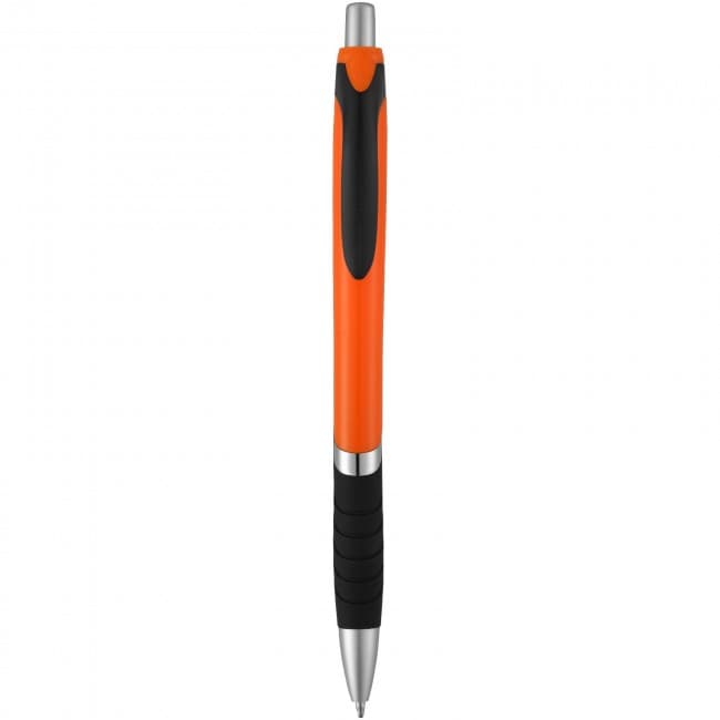 Custom Printed Turbo ballpoint pen with rubber grip - Image 4