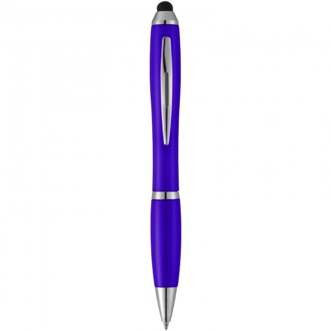 Custom Printed Nash coloured stylus ballpoint pen - Image 4