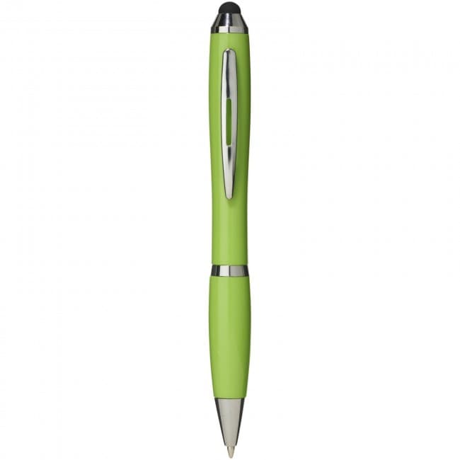 Custom Printed Nash coloured stylus ballpoint pen - Image 3